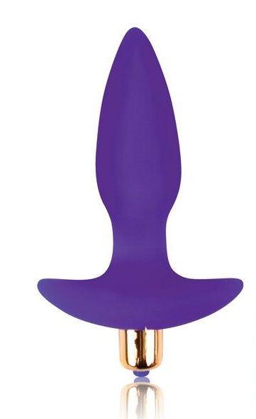 Фиолетовая коническая анальная пробка Sweet Toys - 10,5 см. - Bior toys