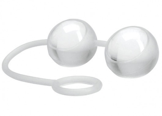Стеклянные вагинальные шарики Climax Kegels Ben Wa Balls with Silicone Strap - Topco Sales