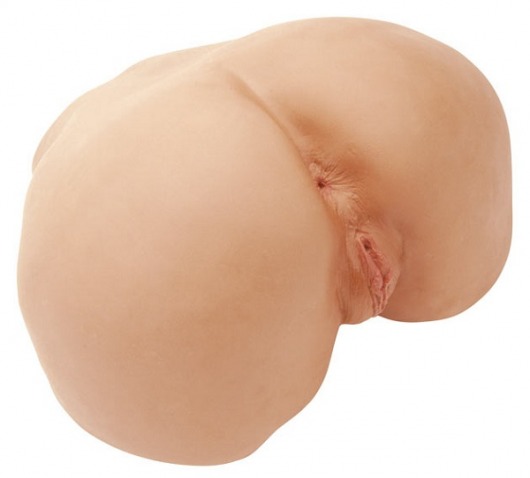 Вагина и анус с вибрацией CyberSkin Vibrating Perfect Ass Light - Topco Sales - в Москве купить с доставкой