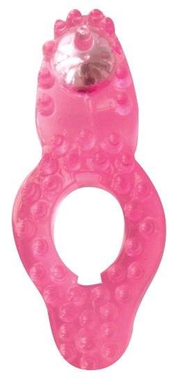 Розовое эрекционное кольцо Super Stretchy Cockring - Bior toys - в Москве купить с доставкой