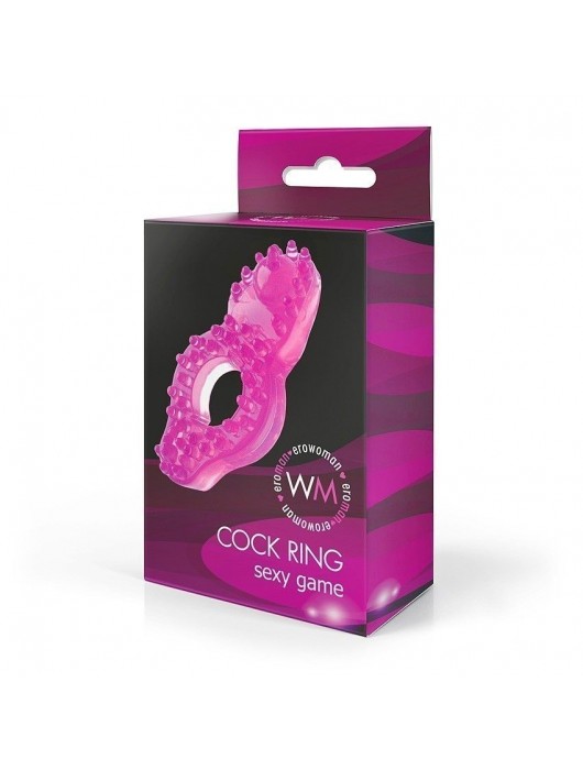 Розовое эрекционное кольцо с бугорками - Erowoman-Eroman - в Москве купить с доставкой