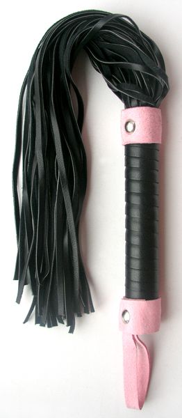 Черно-розовая плетка Notabu - 45 см. - Bior toys - купить с доставкой в Москве