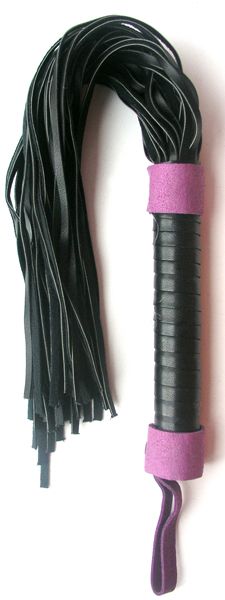 Черно-фиолетовая плетка Notabu - 45 см. - Bior toys - купить с доставкой в Москве