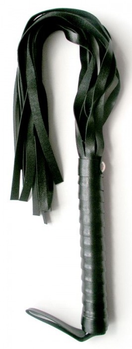 Черная плетка Notabu из искусственной кожи - 50 см. - Bior toys - купить с доставкой в Москве