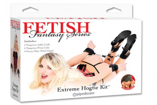 Наручники и наножники с фиксацией Extreme Hog-Tie Kit - Pipedream - купить с доставкой в Москве