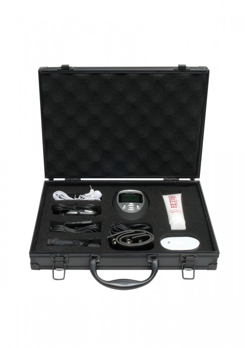 Набор для электростимуляции эрогенных зон  Deluxe Shock Therapy Travel Kit - Pipedream - купить с доставкой в Москве