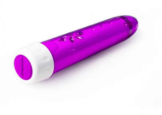 Лиловый вибромассажер Cristal 6x Amethyst - 18 см. - Topco Sales