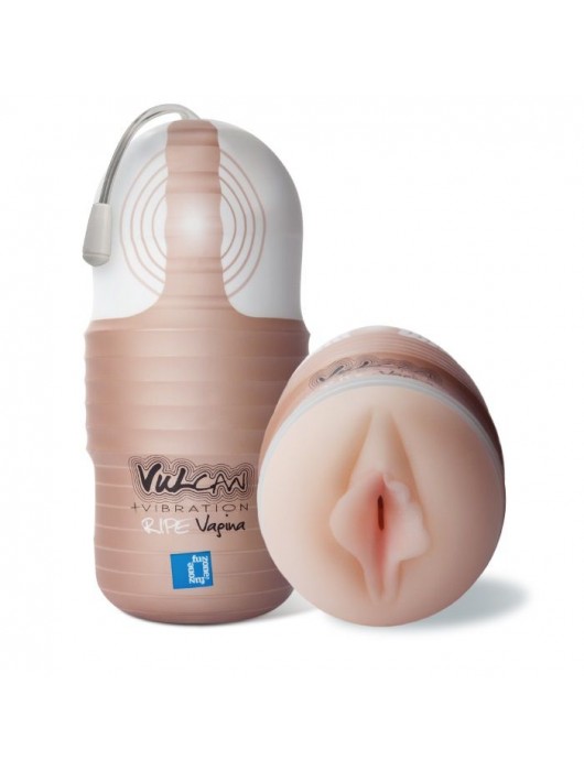 Мастурбатор-вагина с вибрацией Vulcan Love Skin Masturbator Ripe Vagina Vibe - Topco Sales - в Москве купить с доставкой