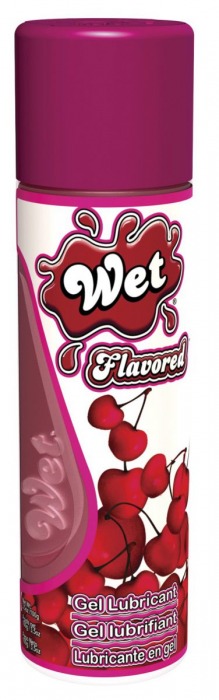 Лубрикант Wet Flavored Sweet Cherry с ароматом вишни - 106 мл. - Wet International Inc. - купить с доставкой в Москве