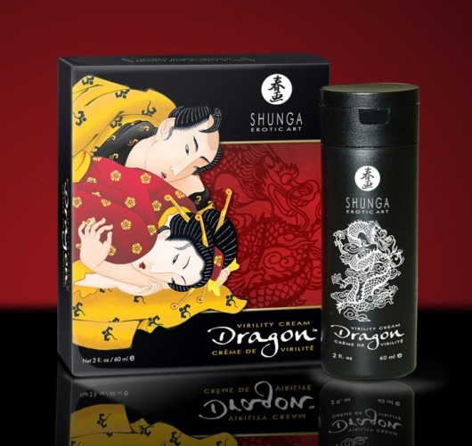 Интимный мужской крем  Дракон - Shunga - купить с доставкой в Москве