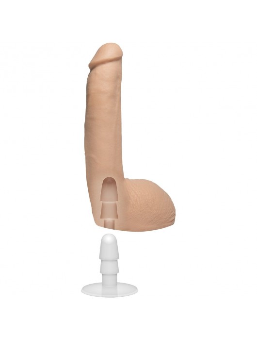 Телесный фаллоимитатор Xander Corvus 9  ULTRASKYN Cock - 22,9 см. - Doc Johnson