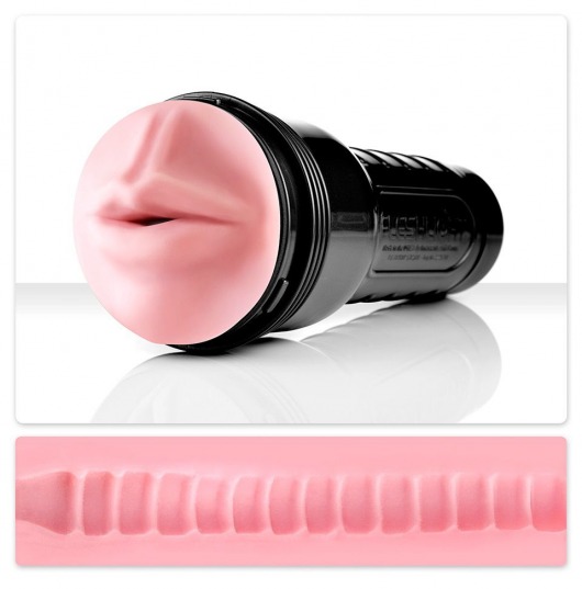 Мастурбатор-рот Fleshlight - Pink Mouse Wonder Wave - Fleshlight - в Москве купить с доставкой