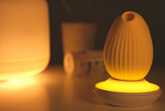 Желтый вакуум-волновой стимулятор с вибрацией и базой-ночником Cuddly Bird - Osuga