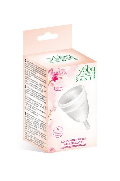 Белая менструальная чаша Yoba Nature Coupe - размер S - Yoba - купить с доставкой в Москве