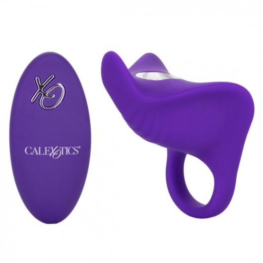 Фиолетовое перезаряжаемое эрекционное кольцо Silicone Remote Orgasm Ring - California Exotic Novelties - в Москве купить с доставкой
