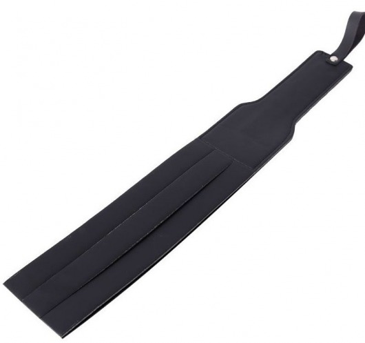 Черная удлиненная гладкая шлепалка - 37 см. - Bior toys - купить с доставкой в Москве