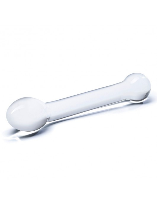 Прозрачный стеклянный фаллос для точки G Slimline G-Spot - 20 см. - Glas