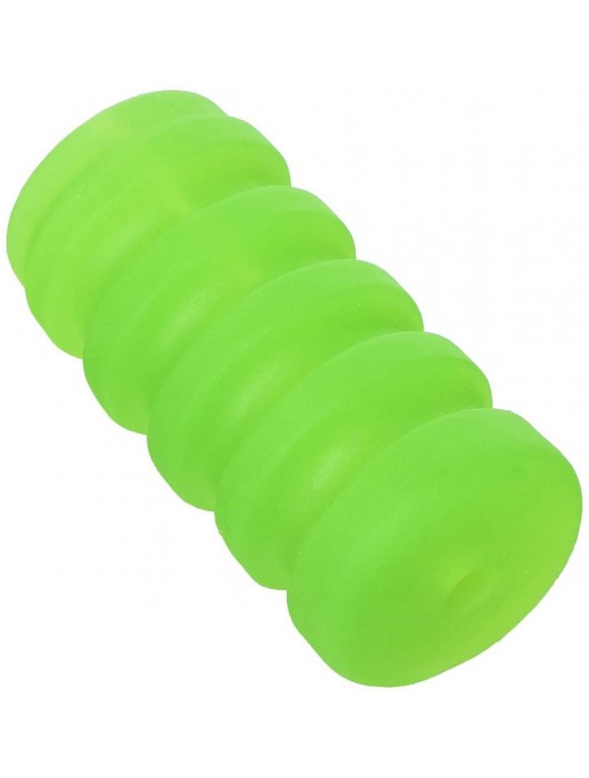 Зеленый мастурбатор с вибрацией Zolo Original Squeezable Vibrating Stroker - Zolo - в Москве купить с доставкой