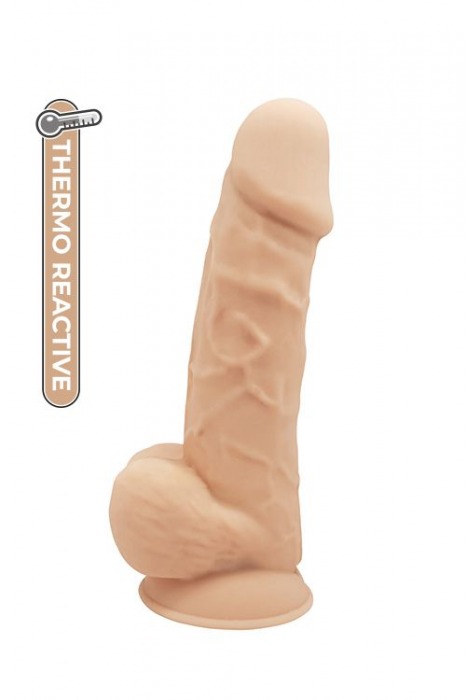 Телесный реалистичный фаллоимитатор DILDO 8.5INCH FLESH - 21,6 см. - Dream Toys