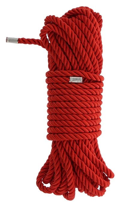 Красная веревка DELUXE BONDAGE ROPE - 10 м. - Dream Toys - купить с доставкой в Москве