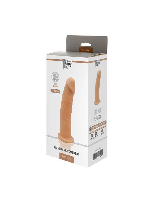 Телесный фаллоимитатор без мошонки DILDO 6INCH - 15,2 см. - Dream Toys