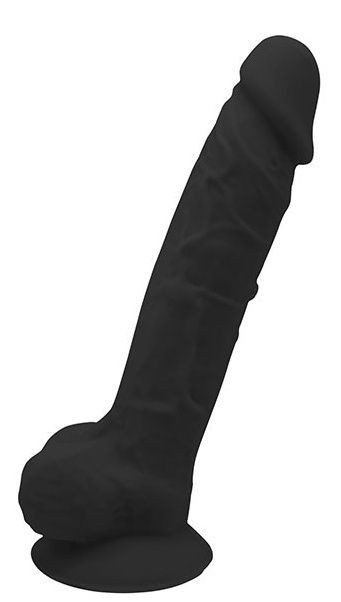 Черный реалистичный фаллоимитатор 7INCH BLACK - 16,5 см. - Dream Toys