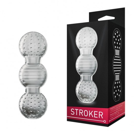 Прозрачный мастурбатор STROKER №4 - Rubber Tech Ltd - в Москве купить с доставкой