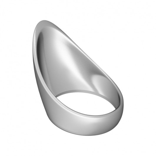 Серебристое эрекционное кольцо № 4 - Джага-Джага - в Москве купить с доставкой