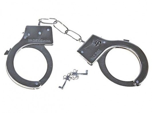 Металлические наручники с регулируемыми браслетами - Сима-Ленд - купить с доставкой в Москве