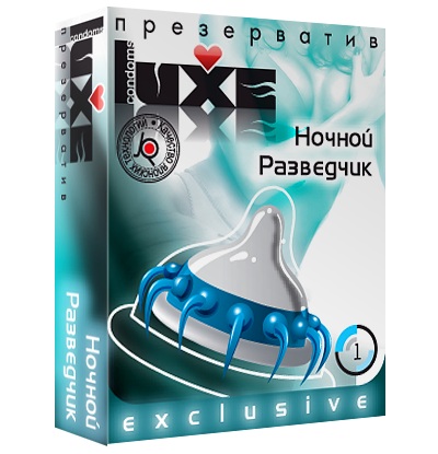 Презерватив LUXE Exclusive  Ночной Разведчик  - 1 шт. - Luxe - купить с доставкой в Москве