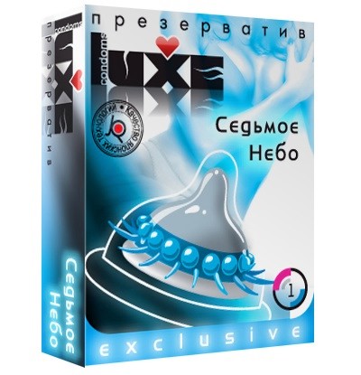 Презерватив LUXE  Exclusive  Седьмое небо  - 1 шт. - Luxe - купить с доставкой в Москве