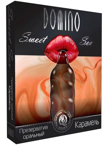 Презерватив DOMINO Sweet Sex  Карамель  - 1 шт. - Domino - купить с доставкой в Москве