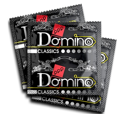 Ароматизированные презервативы Domino  Земляника  - 3 шт. - Domino - купить с доставкой в Москве