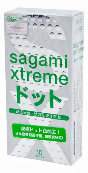 Презервативы Sagami Xtreme Type-E с точками - 10 шт. - Sagami - купить с доставкой в Москве