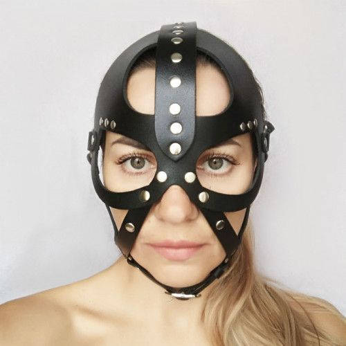 Кожаная маска-шлем  Лектор - Sitabella - купить с доставкой в Москве
