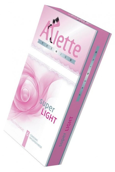 Ультратонкие презервативы Arlette Premium Super Light - 6 шт. - Arlette - купить с доставкой в Москве