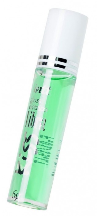 Блеск для губ GLOSS VIBE Mint с ароматом мяты и эффектом вибрации - 6 гр. -  - Магазин феромонов в Москве