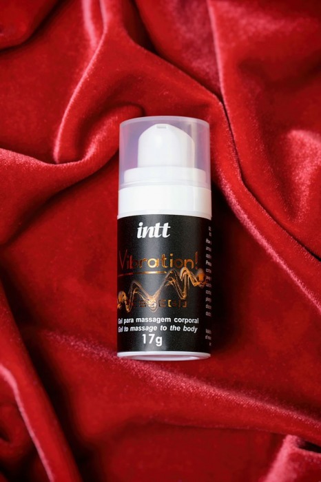 Жидкий массажный гель INTT VIBRATION Peach с ароматом персика и эффектом вибрации - 17 мл. - INTT - купить с доставкой в Москве