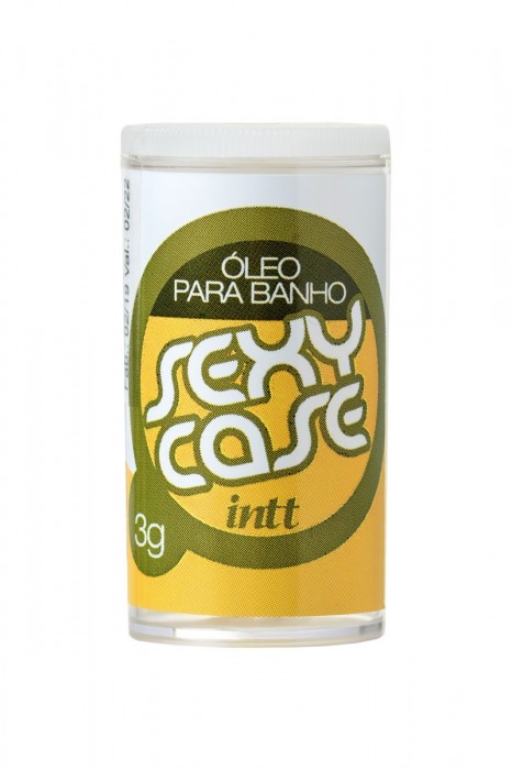 Масло для ванны и массажа SEXY CASE с возбуждающим ароматом - 2 капсулы (3 гр.) - INTT - купить с доставкой в Москве