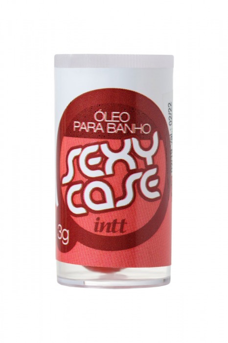 Масло для ванны и массажа SEXY CASE с цветочно-древесным ароматом - 2 капсулы (3 гр.) - INTT - купить с доставкой в Москве