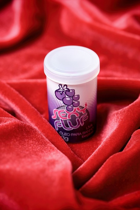 Масло для ванны и массажа SEXY FLUF с ароматом винограда - 2 капсулы (3 гр.) - INTT - купить с доставкой в Москве