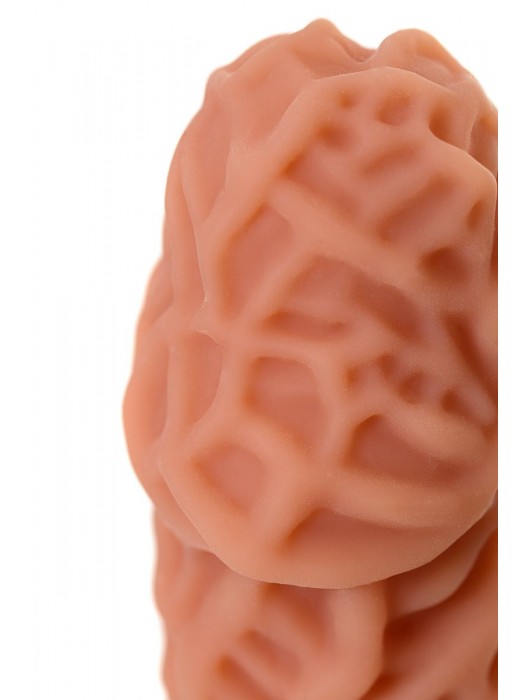 Телесная реалистичная насадка KOKOS Extreme Sleeve 12 с дополнительной стимуляцией - 12,7 см. - KOKOS - в Москве купить с доставкой