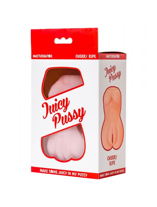 Телесный мастурбатор Juicy Pussy Cherry Ripe - ToyFa - в Москве купить с доставкой