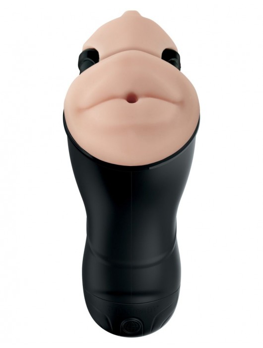 Мастурбатор в колбе с двумя тоннелями Double Penetration Vibrating Stroker - Pipedream - в Москве купить с доставкой