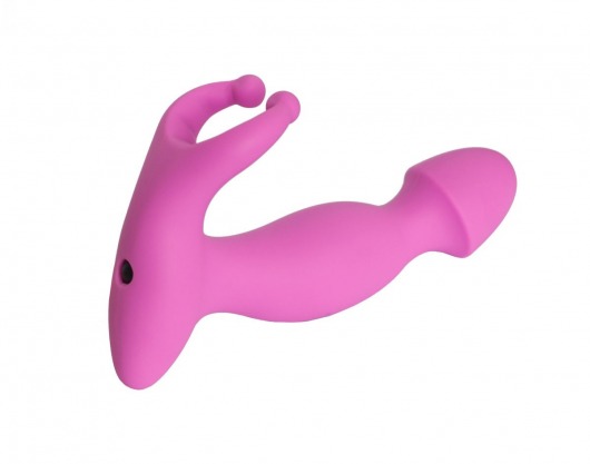 Розовый стимулятор простаты с усиками - 15 см. - 4sexdreaM - в Москве купить с доставкой