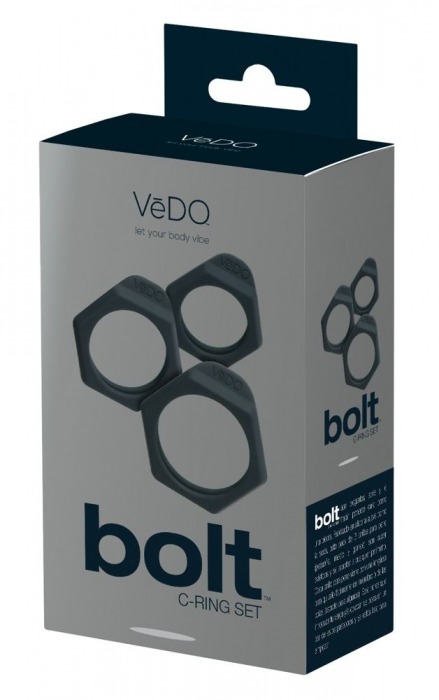 Набор из 3 насадок-колец VeDO Bolt - VeDO - в Москве купить с доставкой