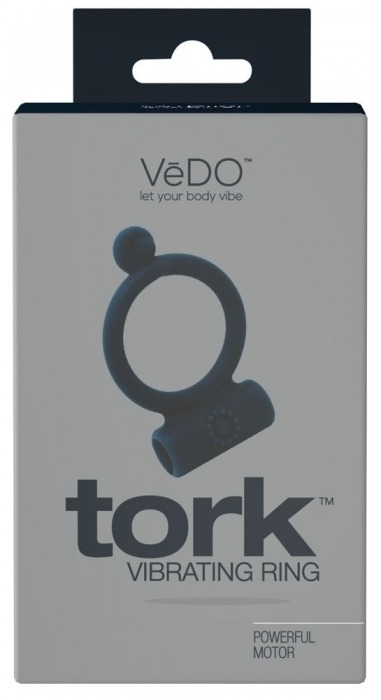 Чёрное виброкольцо VeDO Tork - VeDO - в Москве купить с доставкой