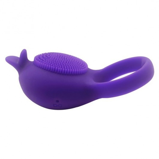 Фиолетовое виброкольцо на пенис Dolphin - Howells - в Москве купить с доставкой