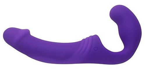 Фиолетовый безремневой вибрострапон - 21,5 см. - Howells - купить с доставкой в Москве