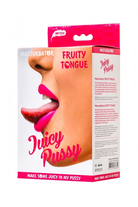Телесный двусторонний мастурбатор Fruity Tongue - ротик и вагина - ToyFa - в Москве купить с доставкой